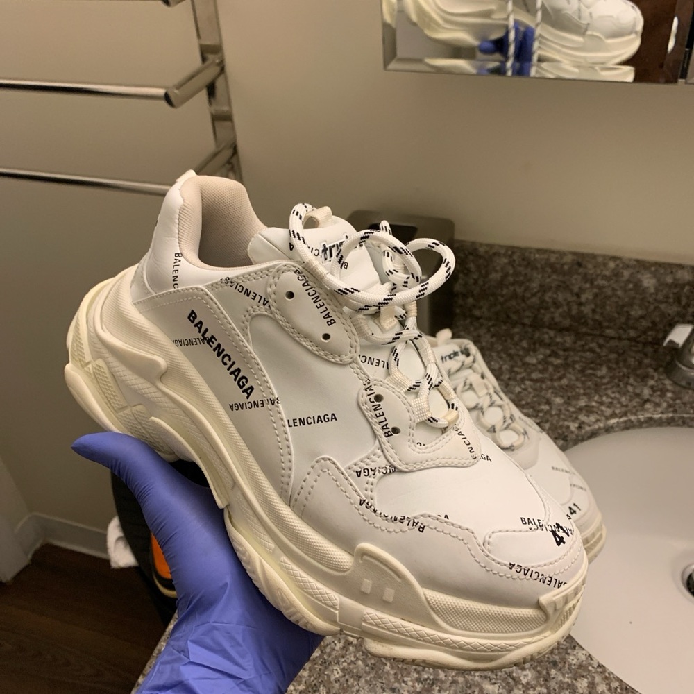 Balenciaga Triple S White